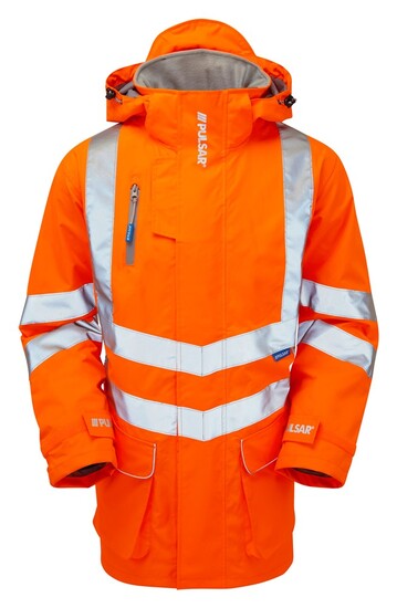 Picture of PULSAR® Rail Spec Padded Storm Coat-Orange