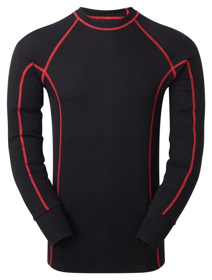 Picture of PULSAR® ARC FR-AST Mens Long Top-Black/Red