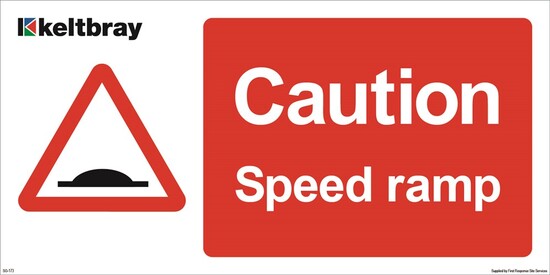 Picture of Caution Speed ramp 600mm X 300mm