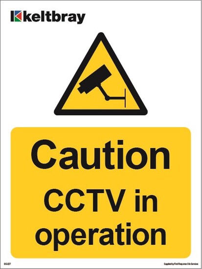 Picture of Caution - CCTV in progress 150mm X 200mm