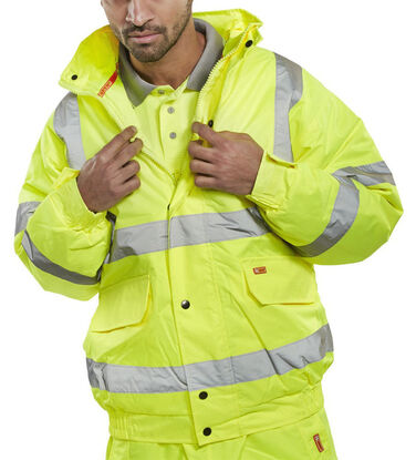 Show details for Constructor Bomber Jacket - High Viz Yellow