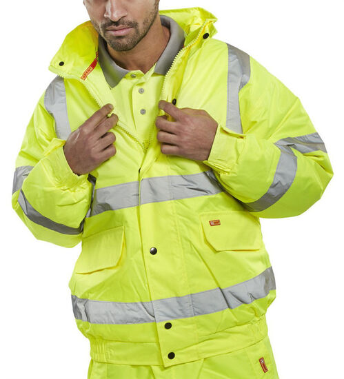 Picture of Constructor Bomber Jacket - High Viz Yellow