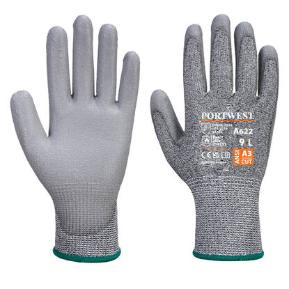 Show details for Portwest A622 - Cut C13 PU Glove Grey