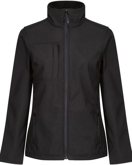 Picture of Regatta Octagon II Softshell Jacket Ladies - Black/Black