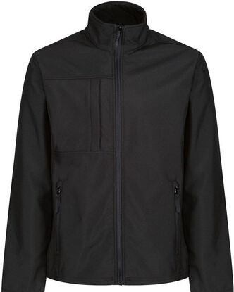 Show details for Regatta Octagon II Softshell Jacket Mens - Black/Black