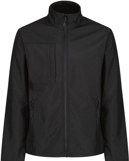 Picture of Regatta Octagon II Softshell Jacket Mens - Black/Black