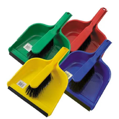 Show details for Dustpan & Stiff Brush Set - Colour Coded