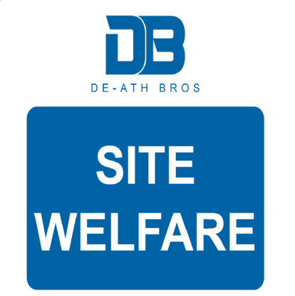 Show details for De-ath Bros Sign - Site welfare - Fluted Correx 400 x 400mm   