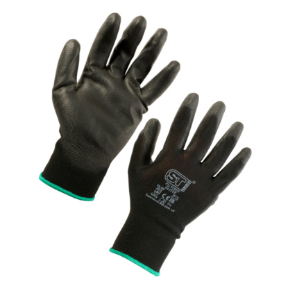 Show details for Supertouch PU Fixer Precision Gloves - Black